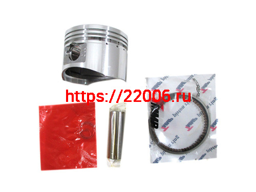 Поршень в сборе двигателя 139FMB 110сс 52.4мм (0.25) Поршень в сборе двигателя 139FMB 110сс 52.4мм (0.25)