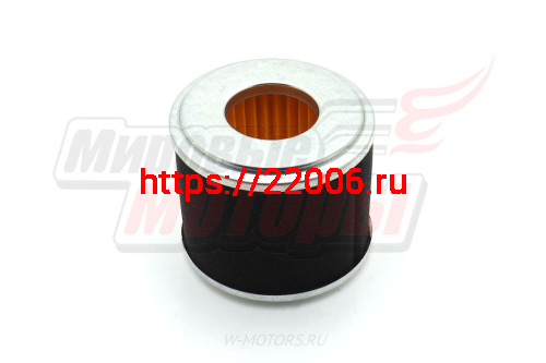 Элемент воздушного фильтра 168F/168F-2 (бумажный) круглый, L=76мм, H=66мм фото 2