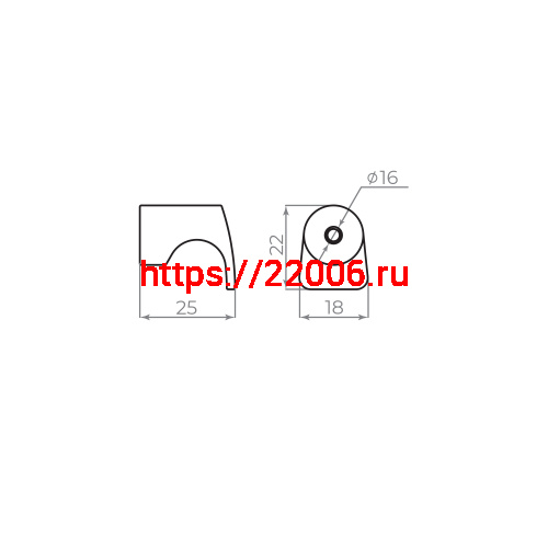 Ручка-кнопка Ajax (Аякс) мебельная MB-B-001 SC сатин.хром фото 2