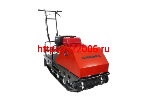 Мотобуксировщик 13 л.с. Сибирь-Э (2 тел.) дв.Lifan, короткая база, эл./зап., вариатор "Сафари", катковая подв., комплектация без аккумулятора