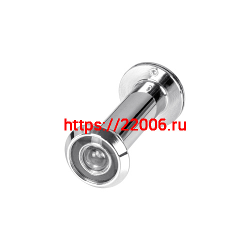 Глазок Fuaro (Фуаро) дверной, оптика пластик DV 3/90-50/Z CP хром (B2B)