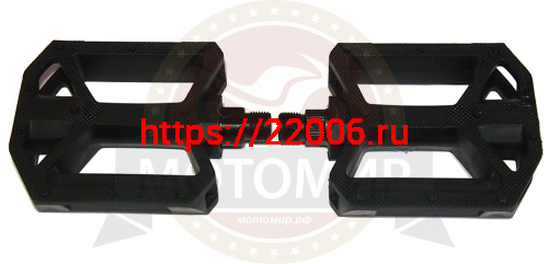 Педали Вело пластик 107х103мм, черный (FP-850) Педали Вело пластик 107х103мм, черный (FP-850)