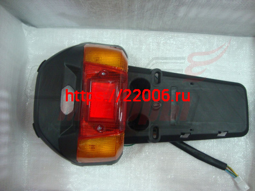 Крыло заднее в сборе с боковыми фонарями и стоп-сигналом Yamaha JOG50 (3KJ) Крыло заднее в сборе с боковыми фонарями и стоп-сигналом Yamaha JOG50 (3KJ)