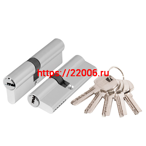 Цилиндровый Ajax (Аякс) механизм (AX200/90) AX2000Key90 (40+10+40) CP хром