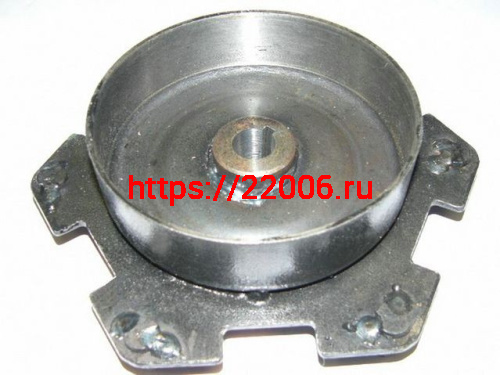 Барабан заднего колеса черный штампованный Муравей (ступица заднего колеса)