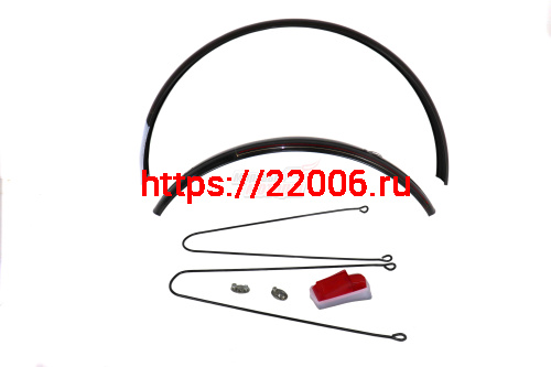 Крылья 28" ''Урал'' черные (пара) (щитки) Крылья 28" ''Урал'' черные (пара) (щитки)