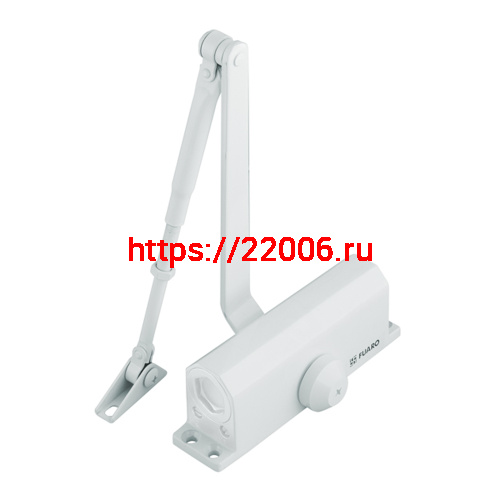 Доводчик Fuaro (Фуаро) дверной DC20-4 (DC-204) WH до 85 кг (белый)