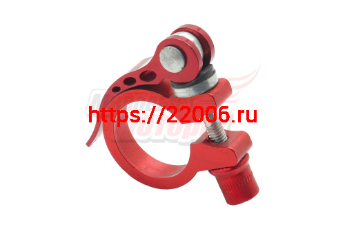 Зажим подседельный с эксцентриком 31,8 мм(красный) Зажим подседельный с эксцентриком 31,8 мм(красный)