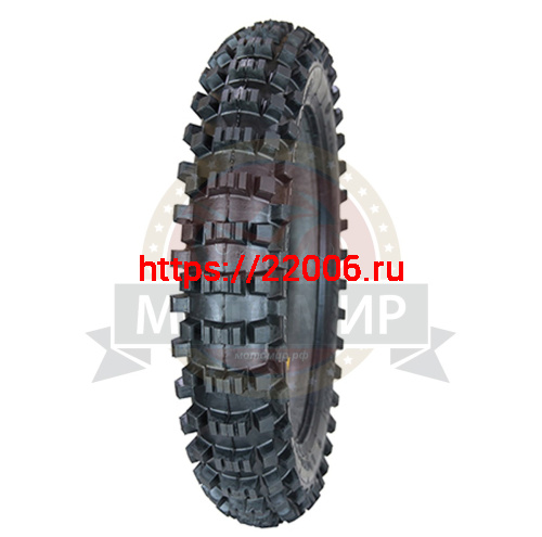 Покрышка 18" 120/100-18 С-137, с камерой, кроссовая Спорт, ПетроШина (НАБОР)