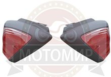 Крышка бардачка RAID (лев.+прав.) (цвет: камуфляж, черный, синий, красный) (НАБОР)