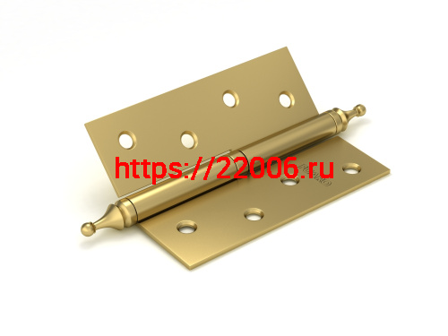 Петля Fuaro (Фуаро) съемная 410-4 100x75x2,5 SB right (мат. золото) правая