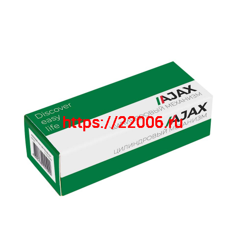 Цилиндровый Ajax (Аякс) механизм (AZ100/100) AZ1000Key100 (45+10+45) CP хром фото 2