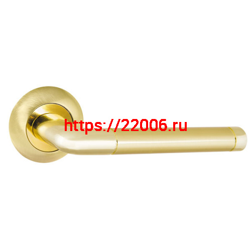Ручка Punto (Пунто) раздельная R.TL54.REX (REX TL) 105mm SG/GP-4 матовое золото/золото