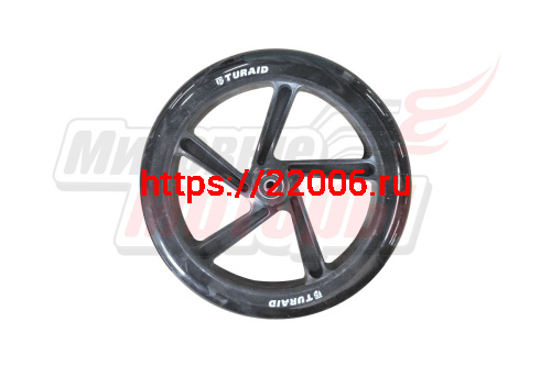 Колесо для самокатов 230мм промподшипник ABEC-9 ((PU, цвет: черный))(1шт) Колесо для самокатов 230мм промподшипник ABEC-9 ((PU, цвет: черный))(1шт)