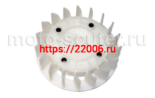 Крыльчатка охлаждения на магнето двигателя 139QMB