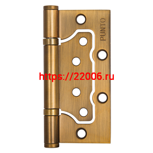 Петля Punto (Пунто) универсальная без врезки IN4200W CF (200-2B 100x2,5) кофе Петля Punto (Пунто) универсальная без врезки IN4200W CF (200-2B 100x2,5) кофе