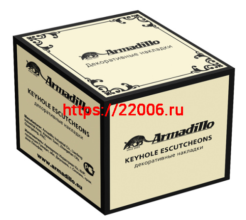 Накладка Armadillo (Армадилло) CYLINDER ET/CL-CP-8 Хром 2 шт. фото 2