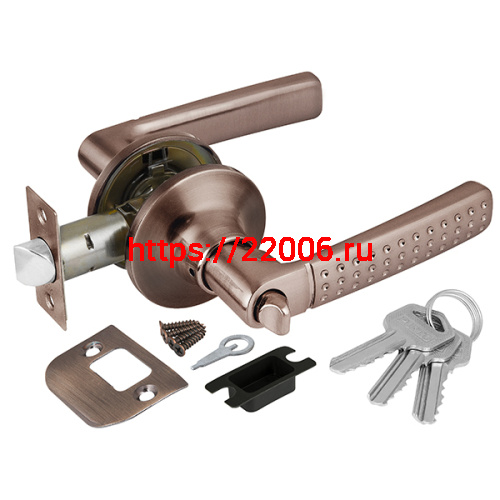 Ручка Punto (Пунто) защелка DK626 AC-ET (6026 AC-E) (кл./фик.) медь
