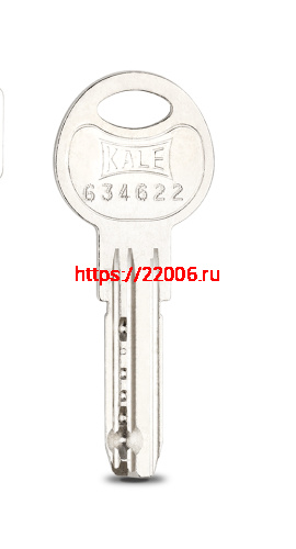 Цилиндровый механизм Kale kilit (Кале килит) с вертушкой 164 SM/68 (26+10+32) mm никель 5 кл. фото 2