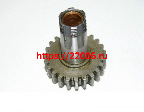 Вал вторичный Минск старого образца с роликовым подшипником Вал вторичный Минск старого образца с роликовым подшипником