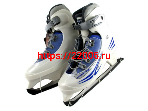 Коньки Christine 34 размер пластик 50229 Коньки Christine 34 размер пластик 50229