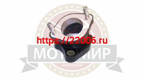 Патрубок карбюратора CG250 Хантер, 167FMM (коллектор впускной) загнутый (d30)