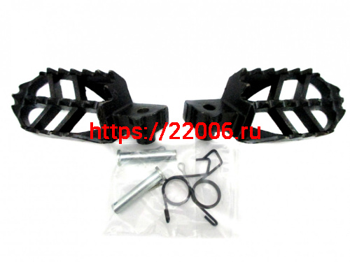 Подножки водителя Питбайк BSE с креплением метал Подножки водителя Питбайк BSE с креплением метал