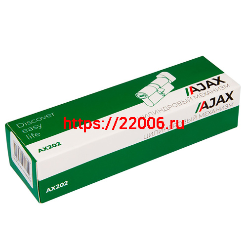 Цилиндровый Ajax (Аякс) механизм (AX200/60) AX2000Key60 (25+10+25) CP хром фото 2