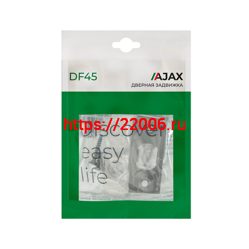 Задвижка Ajax (Аякс) врезная METDF-45 (DF-45) SSC сатин.хром фото 3