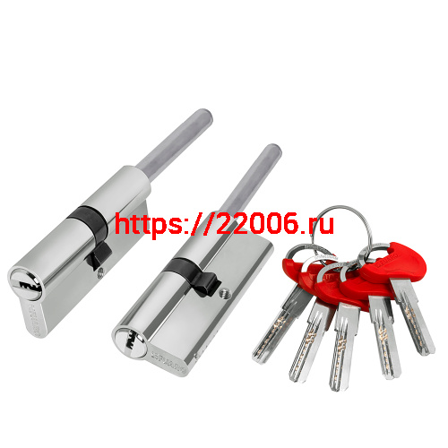 Цилиндровый Fuaro (Фуаро) механизм D-PRO5007 Tang 90 w/k (55+10+25) CP хром 5Key без верт.